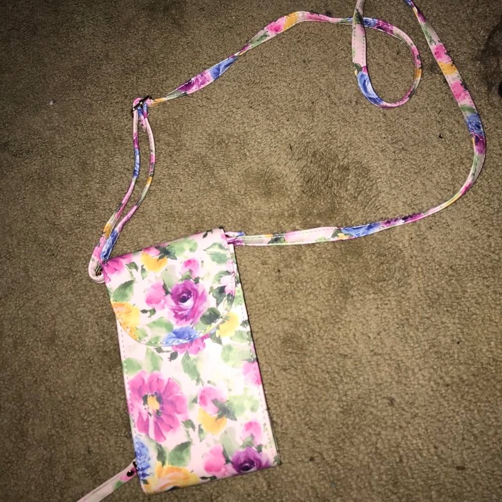 Pink Flowery wallet/purse